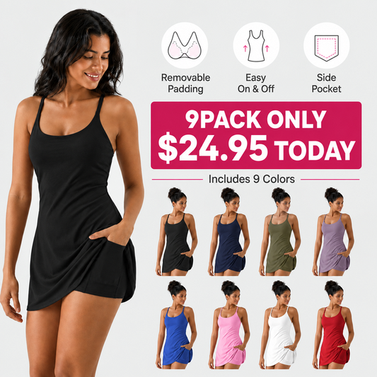🔥【Must‑Have Pick】Plush Backless Active Dress - Easy Peezy
